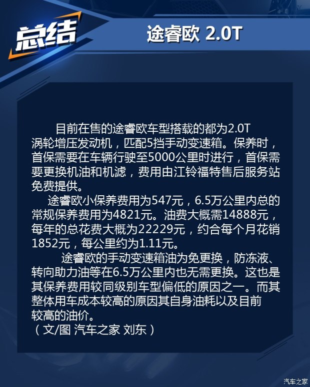 江铃福特 途睿欧 2016款 2.0T 手动精睿版
